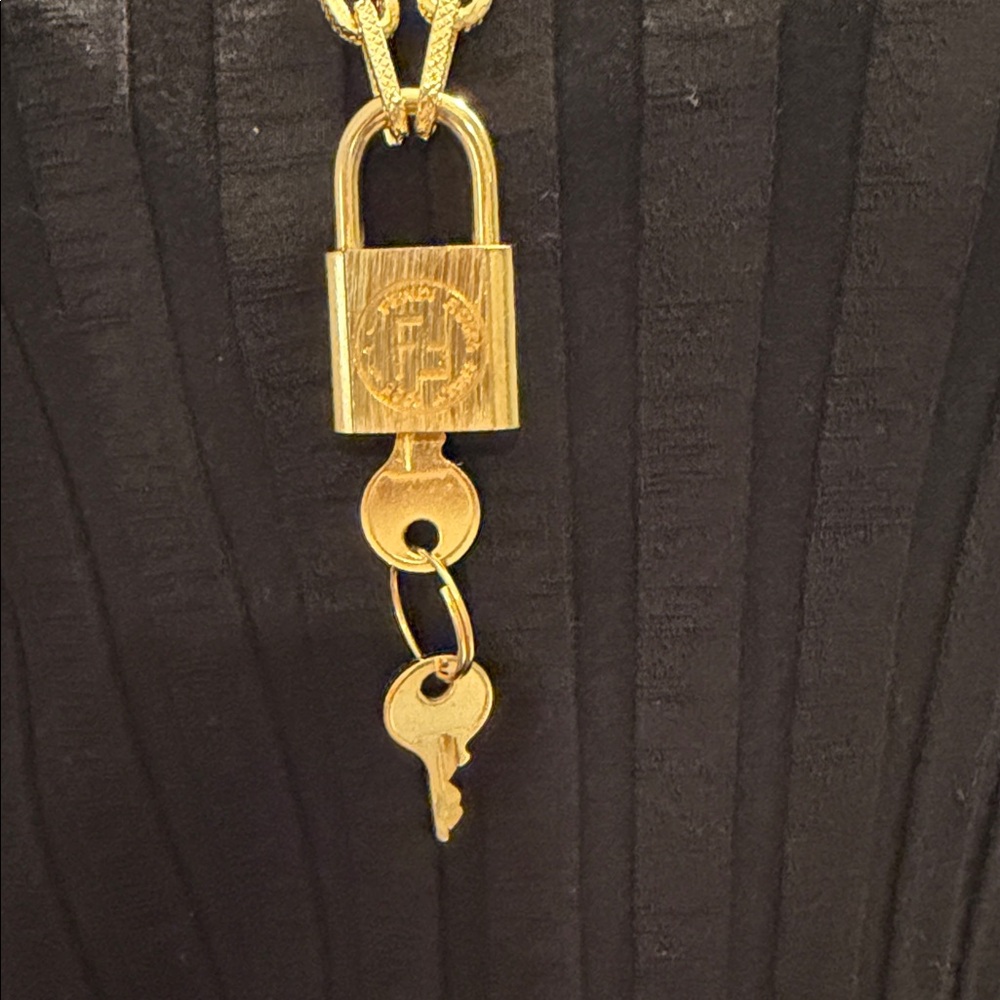 Authentic Fendi Lock and 2 keys - Picture 2 of 5